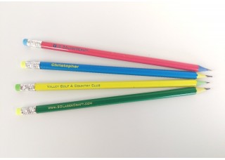 Engraved Colour Wood Pencils